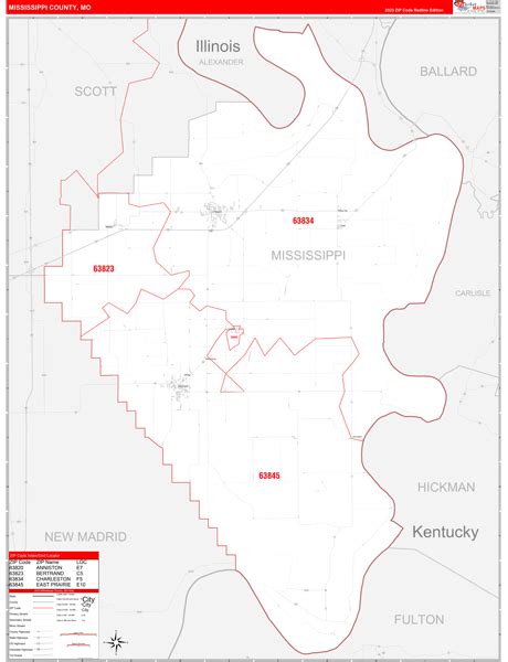 Digital Maps Of Mississippi County Missouri