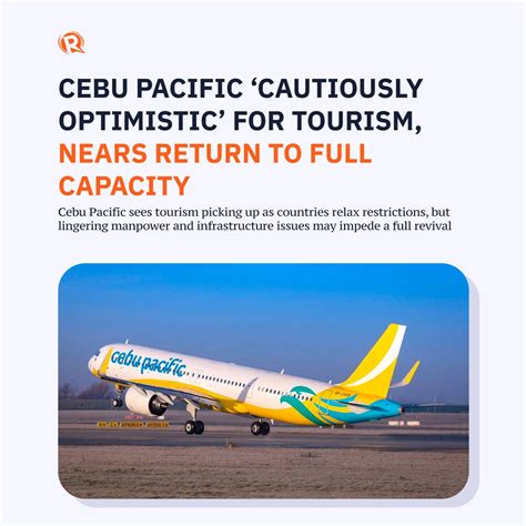 Cebu Pacific Is Expecting To Restore 100 Pre COVID Systemwide