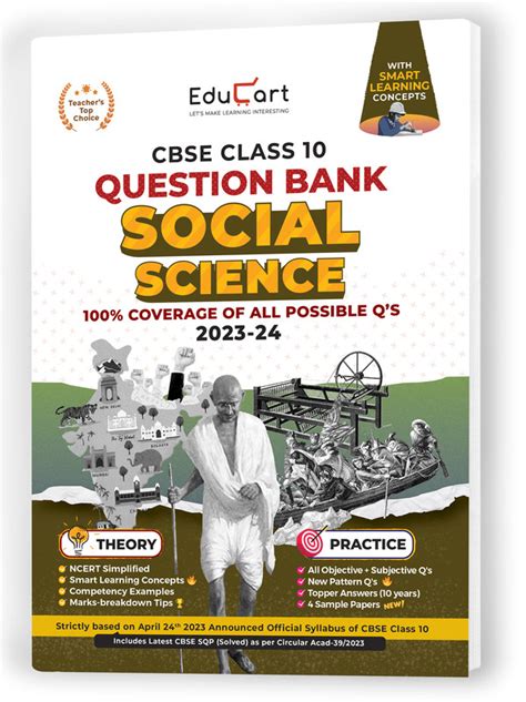 Educart Cbse Class 10 Social Science Question Bank 2023 24 Ncert Based Reference Book 2024