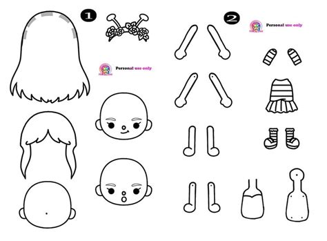 Toca Boca Bee Costume Moving Doll Templates Pinkpingdoll S Ko Fi Shop