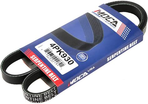 Moca 4pk930 Epdm Serpentine Belt Professional V Ribbed Compatible With 14 15