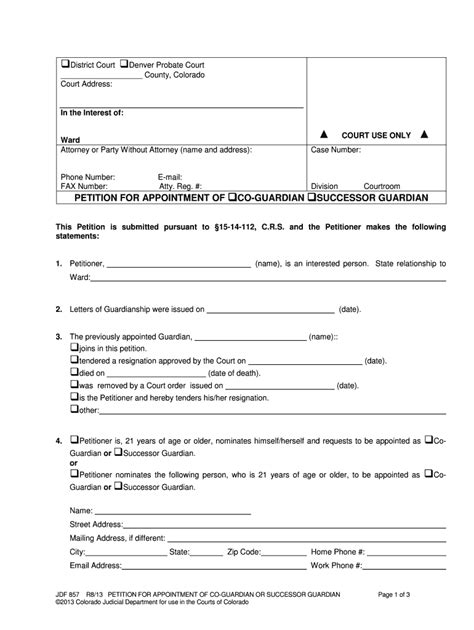 Courts State Co Form Fill Out And Sign Printable PDF Template