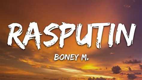 Boney M - Rasputin (Lyrics) - YouTube