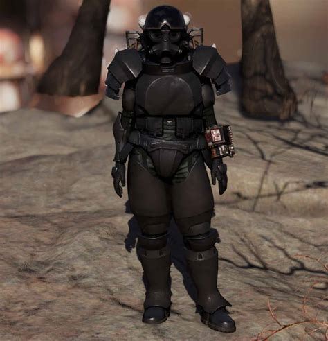 Black (Clandestine) Secret Service Armor - Fallout 76 Mod download