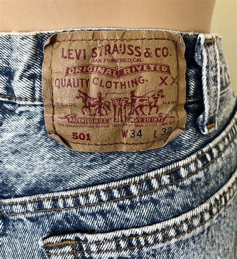 Levis Mens S Vintage Acid Wash Made In Usa Gem