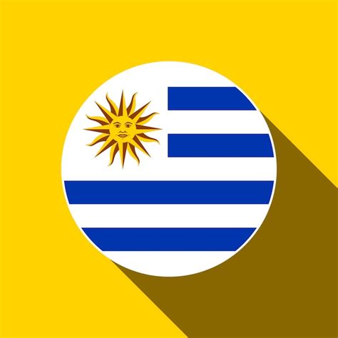 Premium Vector Country Uruguay Uruguay Flag Vector Illustration