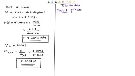 SOLVED Preparation And Standardization Of M NaOH Solution 11 06 2022