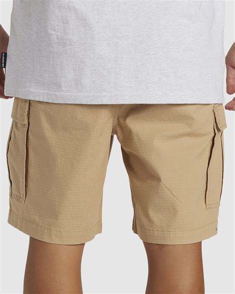 Quiksilver Taxer Cargo Shorts Khaki Surfstitch