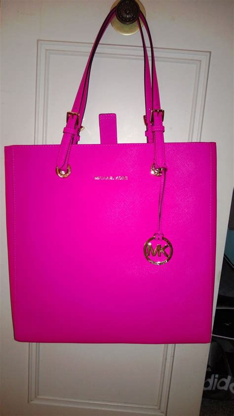 Micheal Kors Neon Pink Bag On Sale For 200 When I Purchased It