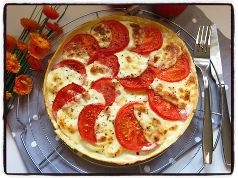 Tarte à la tomate et à la mozzarella Recettes faciles Les gâteaux