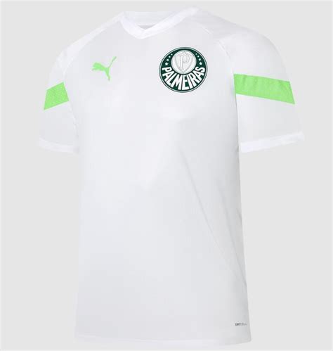 Palmeiras 2023 24 Training Jersey White Shirt Model 2319109