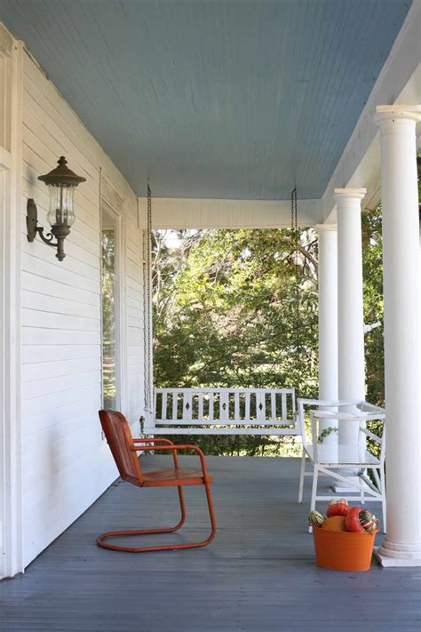 Haint Blue Victorian Porch Ceiling Photos | Shelly Lighting