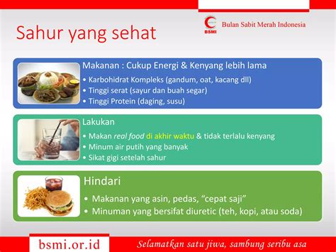 Resep Sehat Di Bulan Ramadhan Ppt