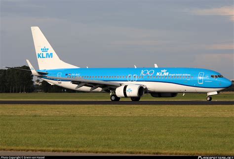 PH BXC KLM Royal Dutch Airlines Boeing 737 8K2 WL Photo By Erwin Van