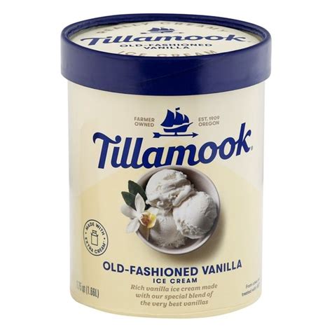 Tillamook Old Fashioned Vanilla Ice Cream Oz Instacart