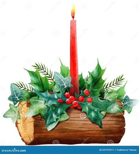 Weihnachtsclipart Yule Log Clipart Yule Log Dekoration Neues Jahr Clip