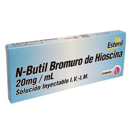 SIGO N Butil Bromuro De Hioscina 20 Mg Ml