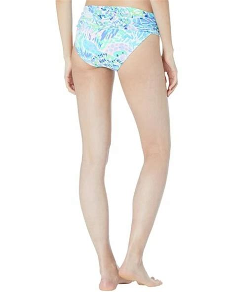 Discount Promotion Lilly Pulitzer Lagoon Sarong Hipster Bikini Bottom