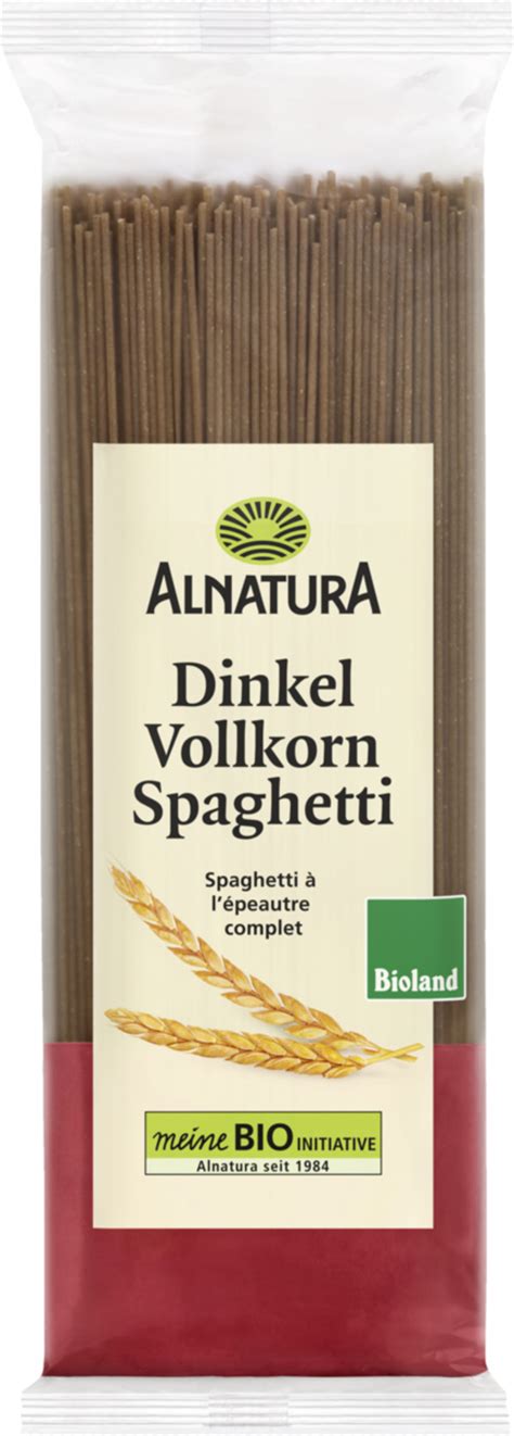 Alnatura Bio Dinkel Vollkorn Spaghetti Von Rossmann Ansehen