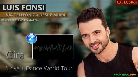 Entrevista Exclusiva Con Luis Fonsi Youtube