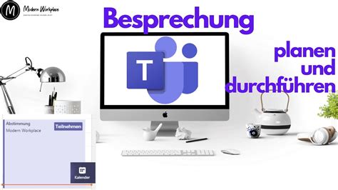 Teams Besprechung Planen Und Durchf Hren Teams Tutorial