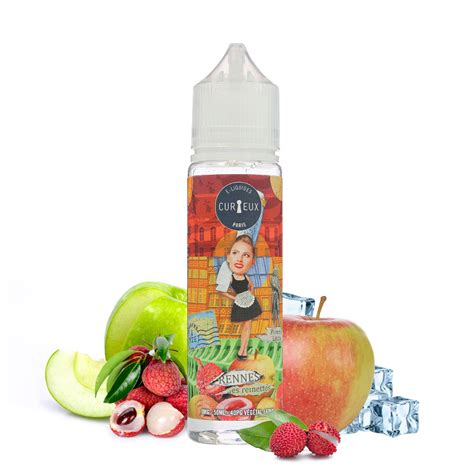 E Liquide Rennes Des Reinettes Ml Curieux Pomme Litchi Frais A L