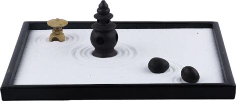 Jardin zen Icnbuys avec lot d accessoires et outils pour réaliser votre