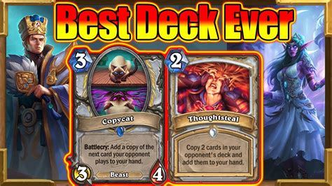 The Best Deck Best Class In The World Galakrond Thief Priest Is No