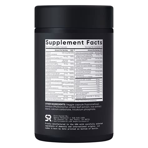 Sports Research Multivitamin, 180 Capsules - $28.99 at Costco