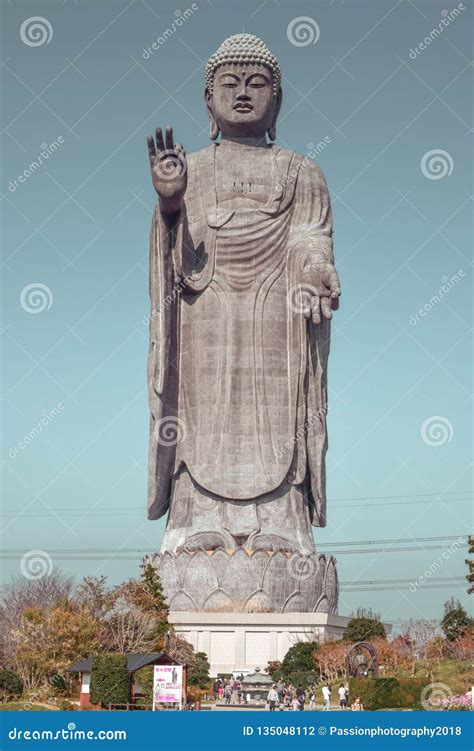 The Largest Statue In Japan The Ushiku Daibutsu Editorial Photography