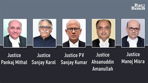 Breaking Central Government Notifies Appointment Of Five Judges To