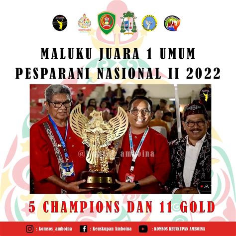 Maluku Juara Umum Pesparani Nasional II DKI Jakarta Tuan Rumah