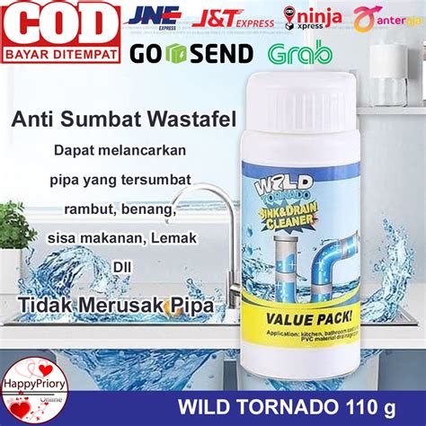 Jual Wild Tornado Pembersih Wastafel Pengilang Bau Anti Sumbat 110 G