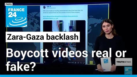 This Video Of A Zara Boycott Is Unrelated To War In Gaza FRANCE 24