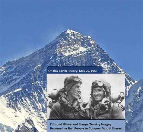 May Edmund Hillary And Sherpa Tenzing Norgay Become The