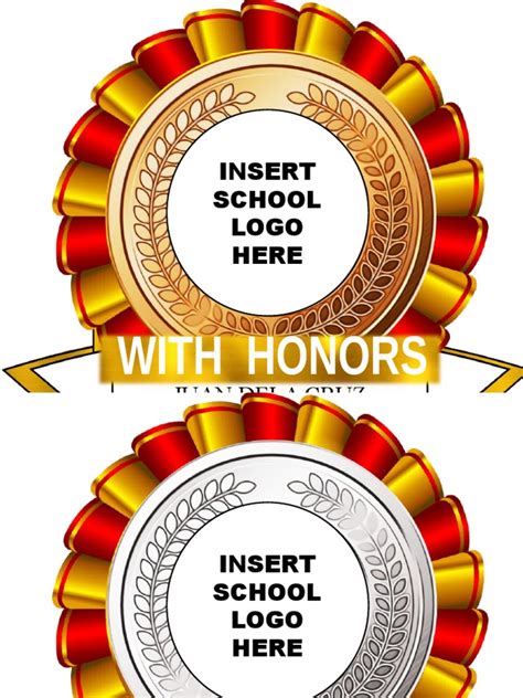 Ribbon Head Template For With Honors Pdf