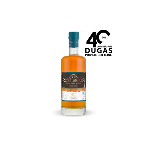 Whisky Rozelieures Triple Cask Tourb Single Malt Me Anniversaire