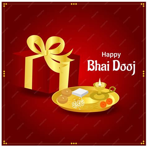 Premium Vector Happy Bhai Dooj Indian Hindu Festival Celebration