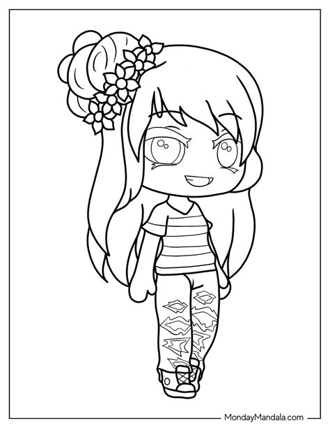 20 Gacha Life Coloring Pages Free Pdf Printables