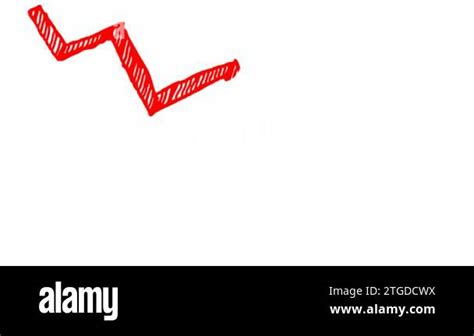 Animated Red Arrow Recession Chart Of Economy Economic Crisis