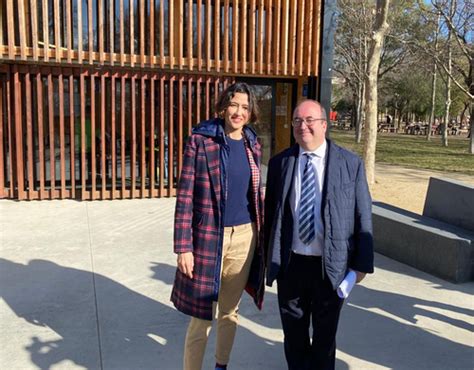 El Ministre De Cultura I Esport Miquel Iceta Visita El Parc De Can