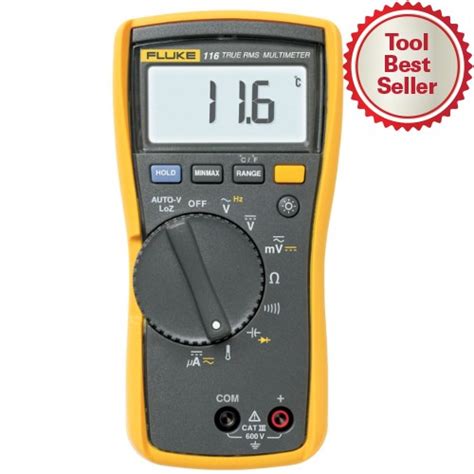 Fluke 116 Digital Hvac Multimeter 600v 116 Refrigerative Supply