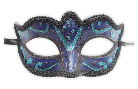 Pretty Blue Masquerade Masks