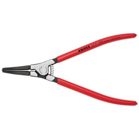 Special retaining ring pliers For retaining rings on shafts | KNIPEX