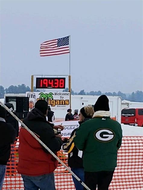 Snowmobile Racing Speed Bikini Run Chetek Winter Fest