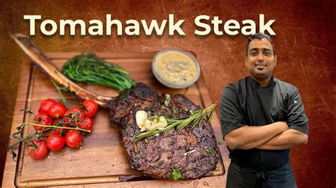 How To Cook The Perfect Tomahawk Steak At Home With Chef Binoj English Subtitles Youtube