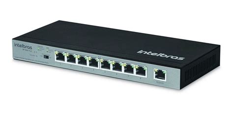 Switch Poe Fast Ethernet Portas Poe Sf Intelbras Novo R