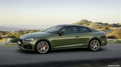 Audi A5 Coupe 2020my Color District Green Front Three Quarter