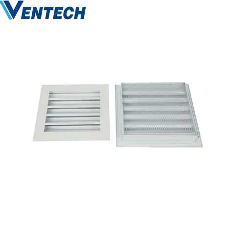 Hvac Ventilation Aluminum Exterior Air Vent Weather Louver for Walls
