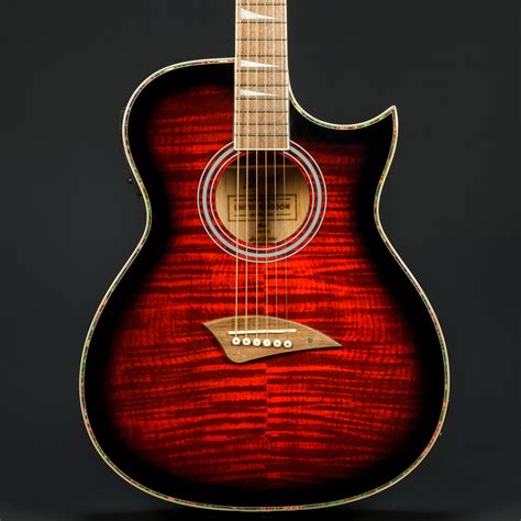 Lindo ORG Regular Electro Acoustic Guitar & Gigbag - Red